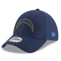 Mens New Era Los Angeles Chargers Navy 2018 NFL Training Camp Primary 39THIRTY Flex Hat 3060012